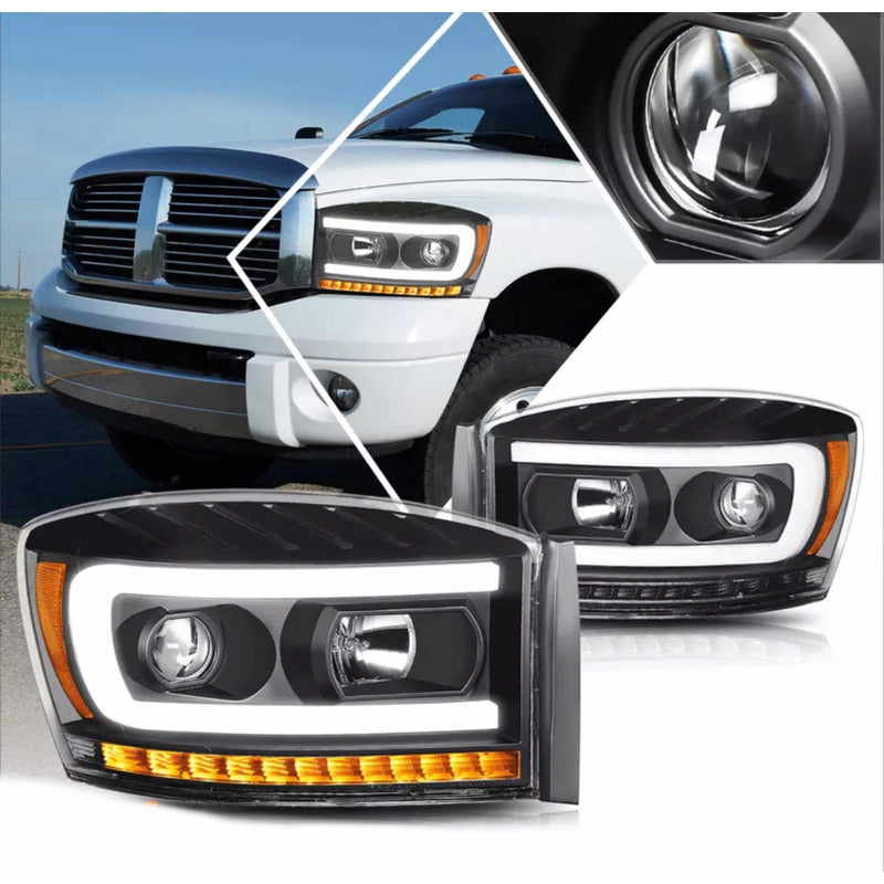 Faros Led Para Dodge Ram 2006 2007 2008 2009
