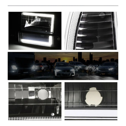 Faros Led Drl Ford Explorer 1991 1992 1993 1994 Par