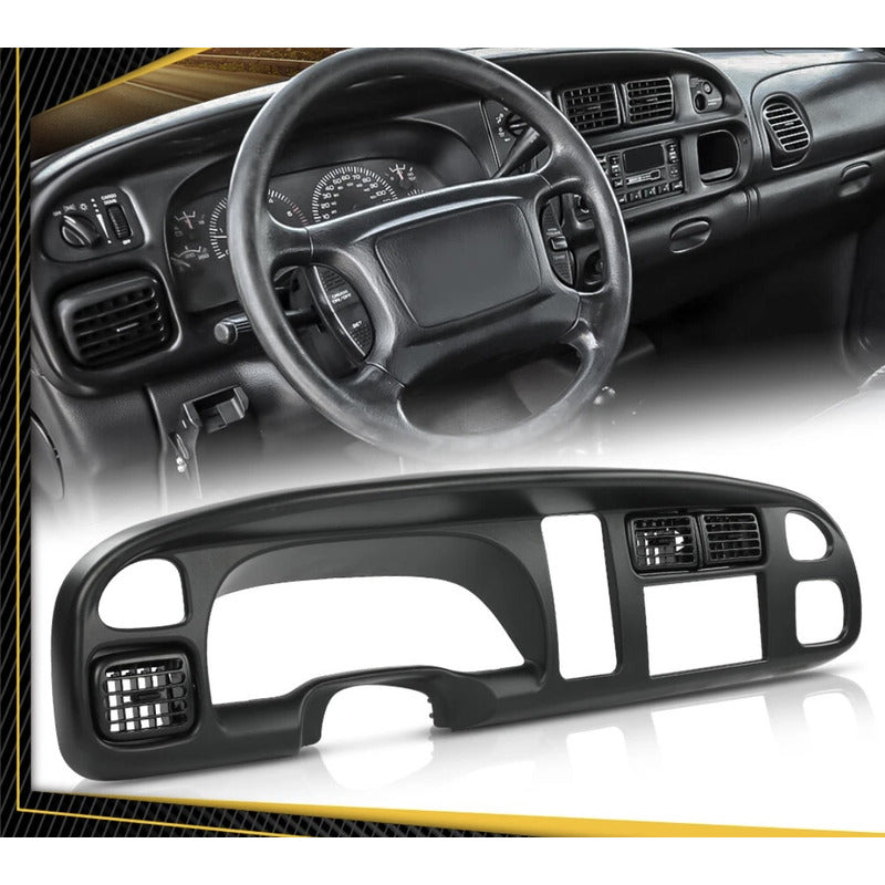 Bisel Tablero Dodge Ram 1500 2500 1998 1999 A 2002 Negro