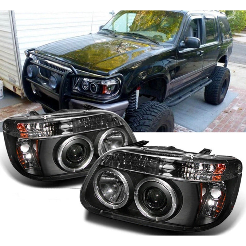 Faros Delanteros Explorer Negro 1995 1996 1997 1998 A 2021