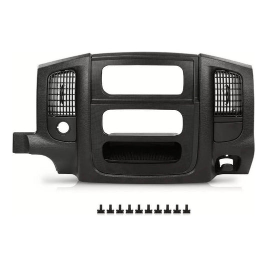 Bisel Consola Central Radio Dodge Ram Negro 2002 A 2005