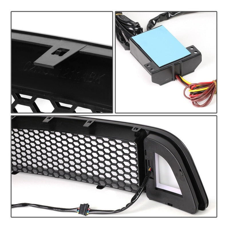 Parrilla Led Drl Señal Mustang Gt 2013 2014 Mate