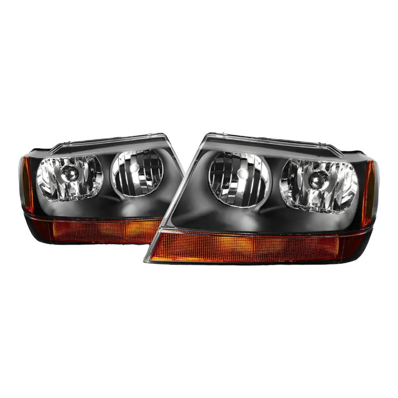 Faros Jeep Grand Cherokee 1999 2000 2001 2002 2003 2004 Ambos Lados