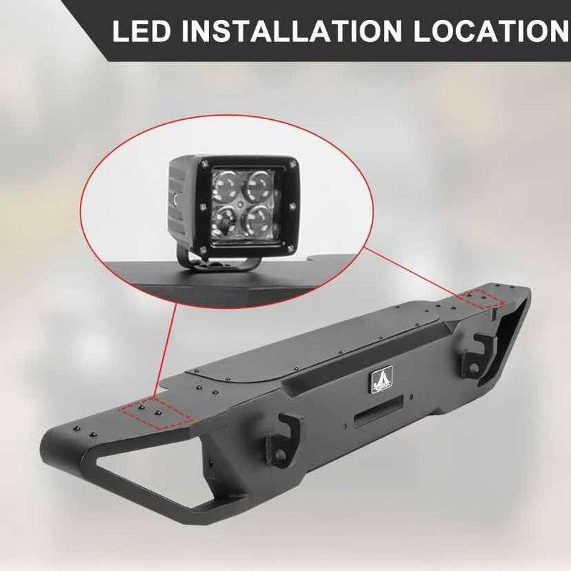 Rear LED Bumper for Jeep Wrangler JK 2007 to 2018