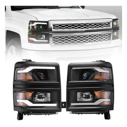Faros Led Silverado Cheyenne 1500 2014 2015