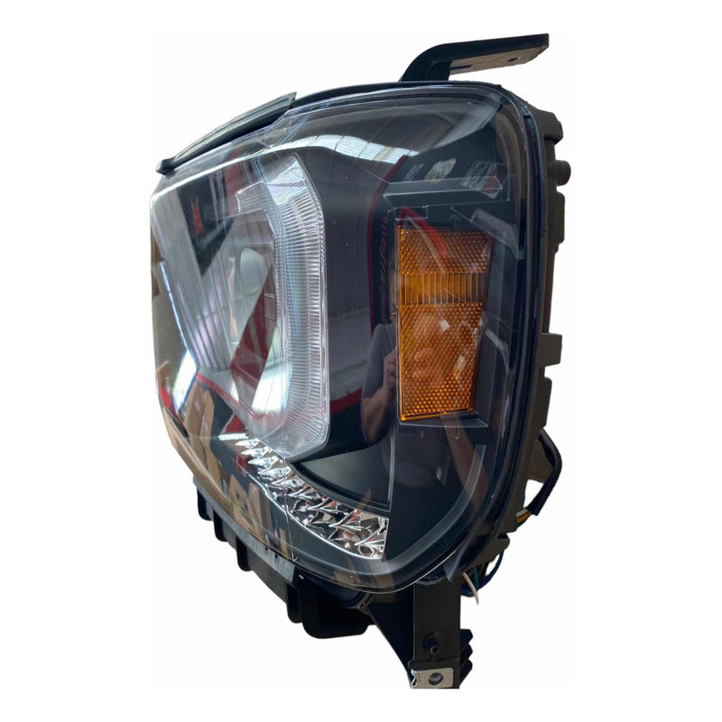 Faro Led Izquierdo Negro Sierra Gmc 1500 2014 2015