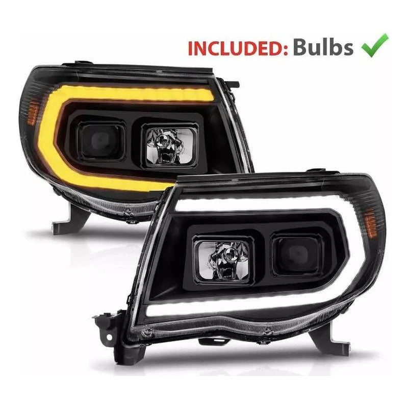 Faros Led Negros Toyota Tacoma 2005 2006 2007 A 2011
