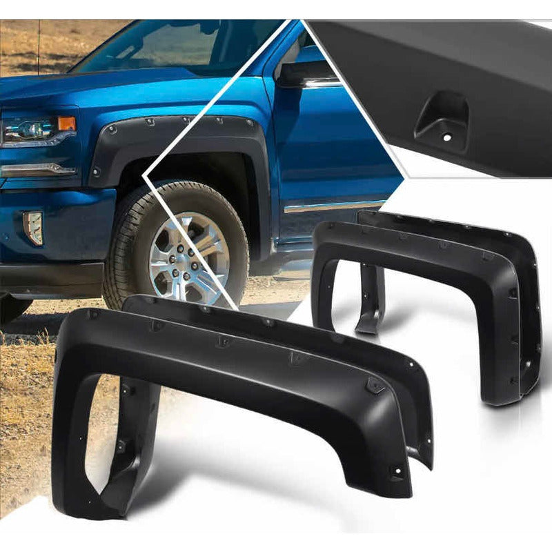 Cantoneras Chev Silverado 1500 2014 2015 2016 2017 2018 2019