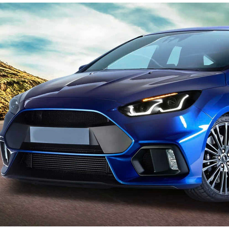 Faros Led Para Ford Focus Ahumado/ambar 2015 2016 2017 2018