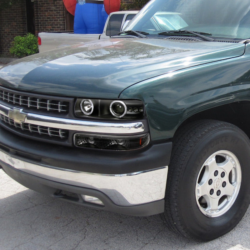 Faros Doble Halo Chevy Silverado Tahoe 1999 2000 2001 A 2006
