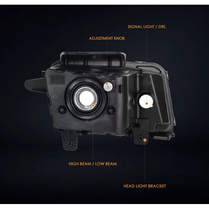 Chevrolet Camaro headlights 2010 to 2013