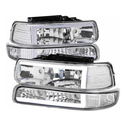 Faros Led Silverado Cheyenne Tahoe Suburban 1999 2000 2001+