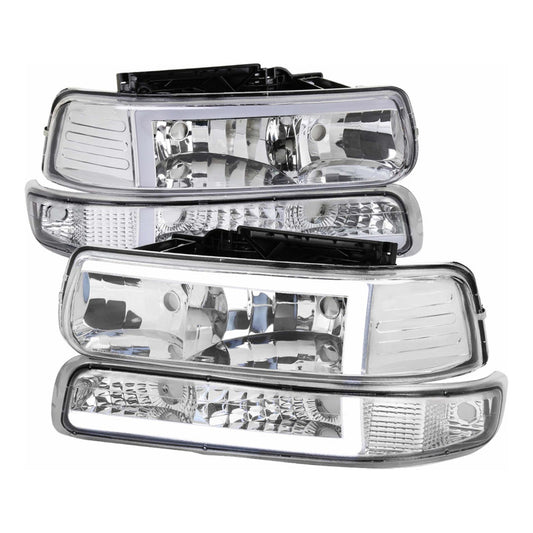Faros Led Silverado Cheyenne Tahoe Suburban 1999 2000 2001+