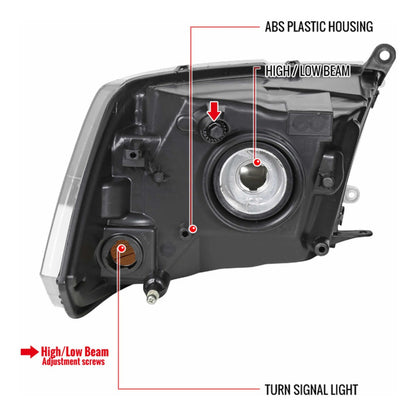 Faros Dodge Ram 2009 2010 2011 2012 2013 2014 2015 A 2018