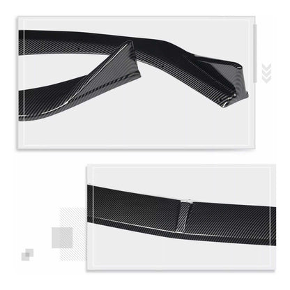 Lip Spoiler Accesorios Fibra Carbono Mazda 3 2019 2020 2021