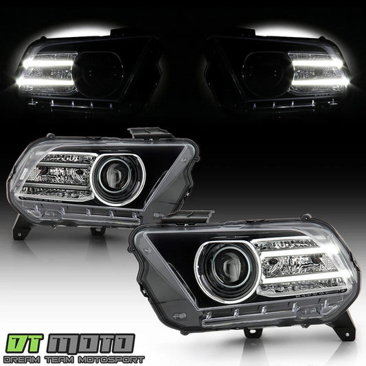 Faros Drl Led Ford Mustang 2010 2011 2012 2014 Par Ambos Lados