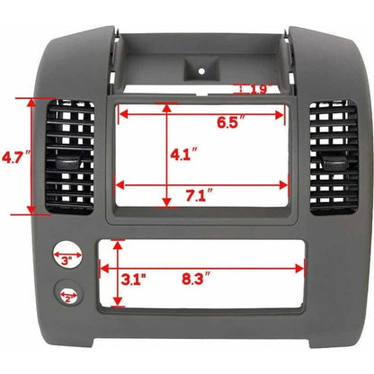 Tapa Bisel Consola Nissan Frontier Gris 2006 2007 A 2016