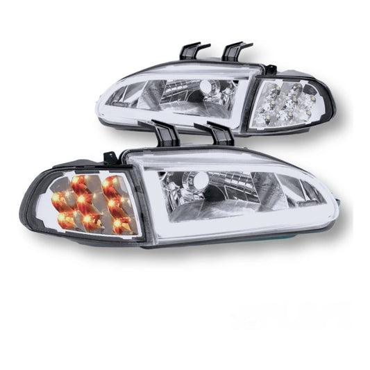 Faros Led Drl Honda Civic 1992 a 1995