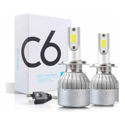 Par Bulbos Led 3800lm H4 H7 H13 05-06 F150 Ram Cheyenne