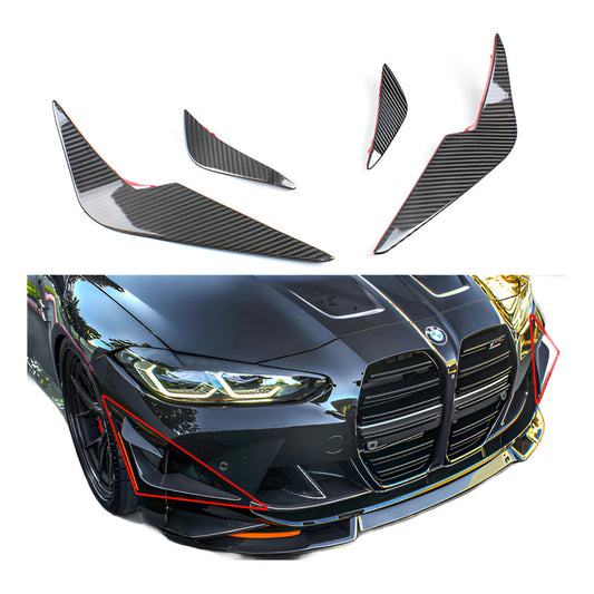 Canard Winglet Fascia Bmw G80 M3 G82 G83 M4 2021 2022 2023