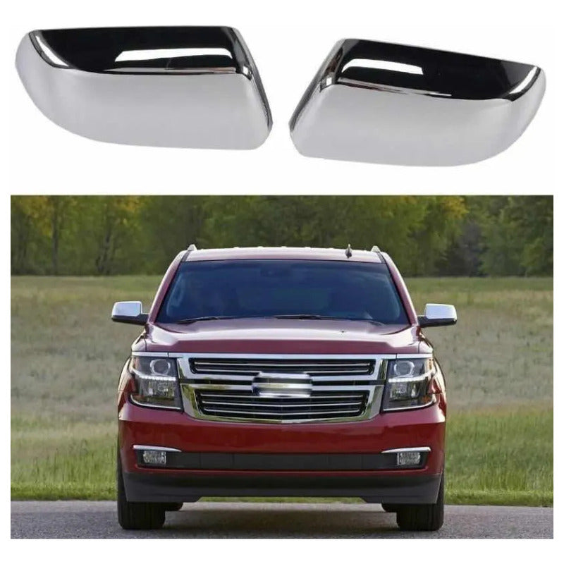 Cubiertas De Espejos Chevrolet Suburban Tahoe 2015 A 2020 Cromado