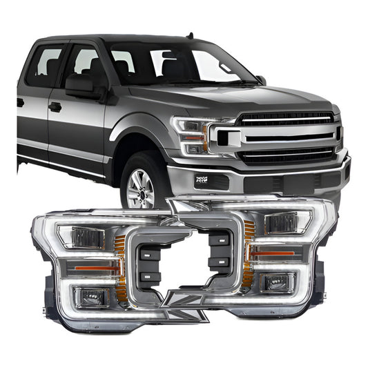 Faros Led Secuencial Ford Lobo F-150 Xlt 2018 2019 2020