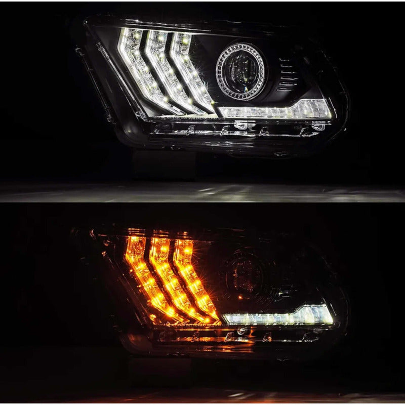 Faros Led Secuencial Ford Mustang 2010 2011 2012 2013 2014