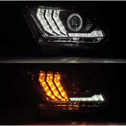 Faros Led Secuencial Ford Mustang 2010 2011 2012 2013 2014