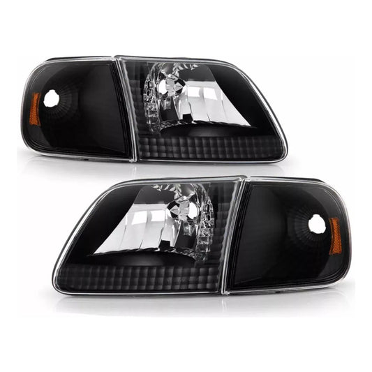Headlights Ford F-150 Expedition 1997 1998 2000 2001 2002 2003