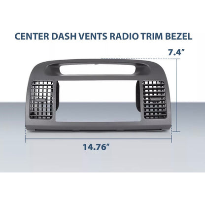 Bisel Central Para Radio Toyota Camry Gris 2002 A 2006