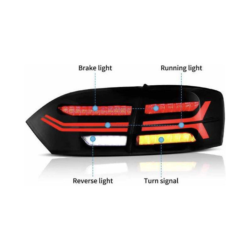 Calaveras Led Volkswagen Jetta Mk6 2011 2012 2013 2014