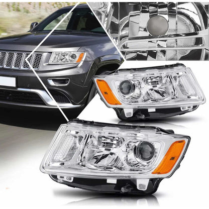 Faros Proyector Ambar Para Grand Cherokee 2014 2015 2016