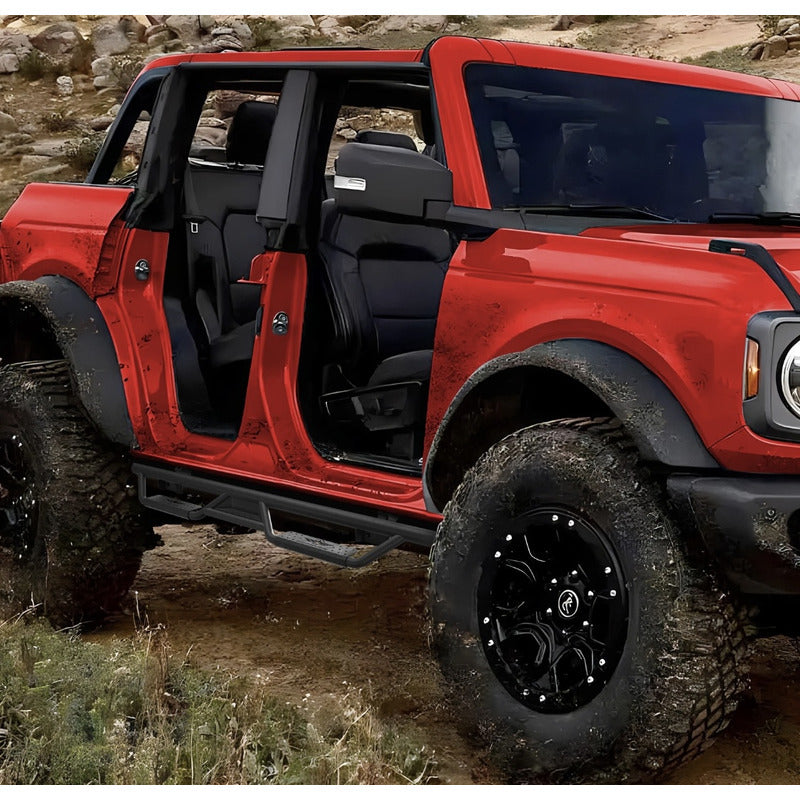 Estribos Laterales Ford Bronco 2021 2022 2023 A 2025 Negro