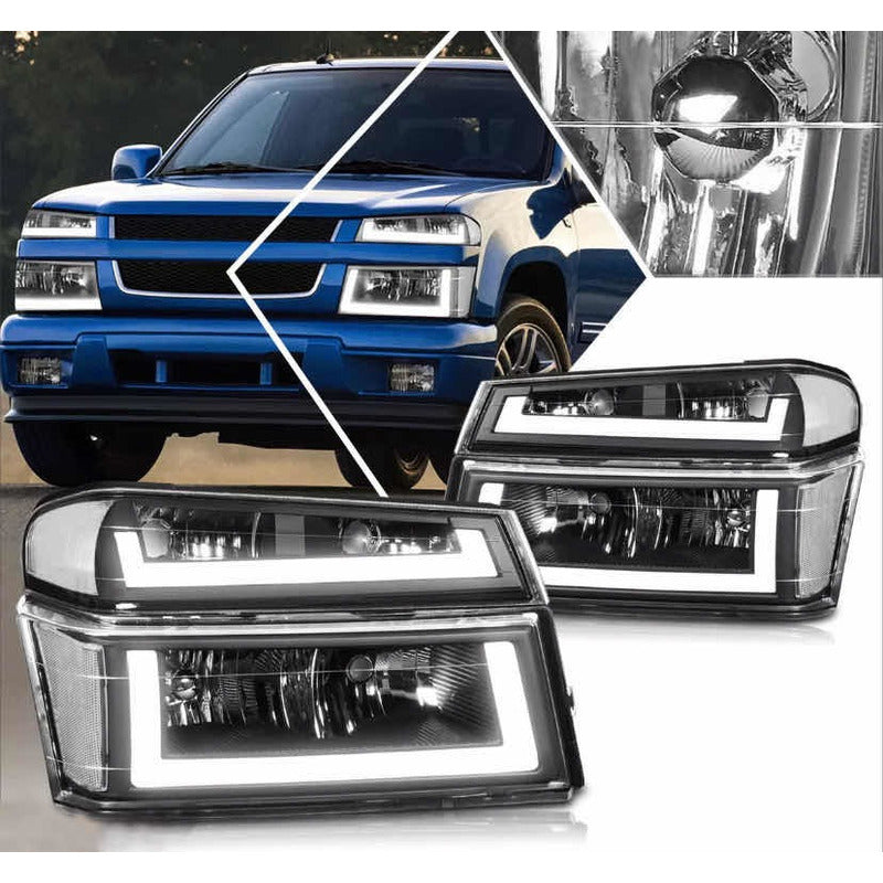 Par De Faros Led Chev Colorado/gmc Canyon 2004 2005 A 2012