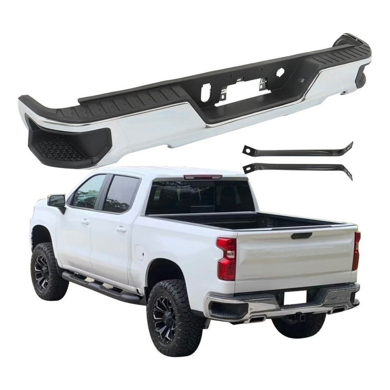 Defensa Trasera Chevy Silverado Gmc Sierra 2019 A 2023