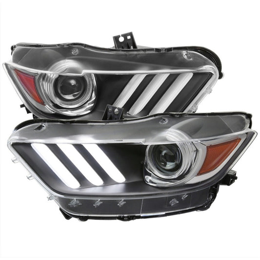 Sequential LED Headlights Ford Mustang 2015 to 2017