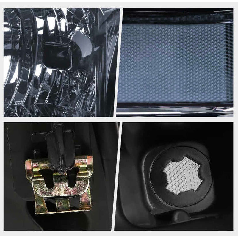 Smoked Headlights Ford F-250 F-350 Super Duty 2008 to 2010