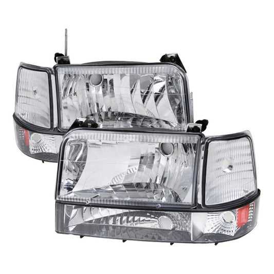 Ford F-150 Bronco headlights 1992 to 1996