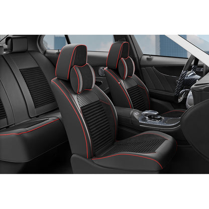 Juego Completo De Cubre Asientos Tmx Lujo Ajuste Universal