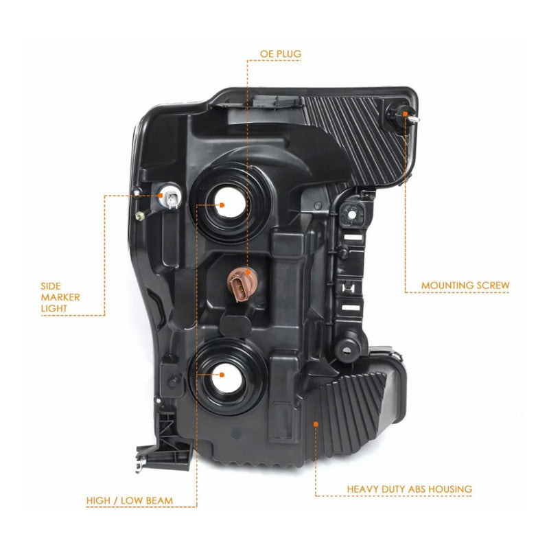 Faros Para Ford F-250/f-350/f-450/f-550 Super Duty 2017-2019