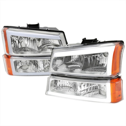 Faros Led Chevy Avalanche Silverado 2002-2003-2004 A 2007