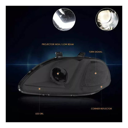 Faros Led Honda Civic 1996 a 1998