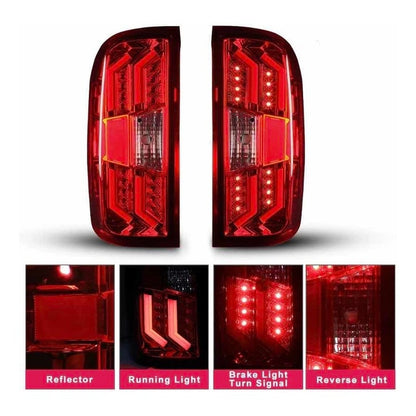 Calaveras Led Chevrolet Silverado Cheyenne 1500 2014 a 2018