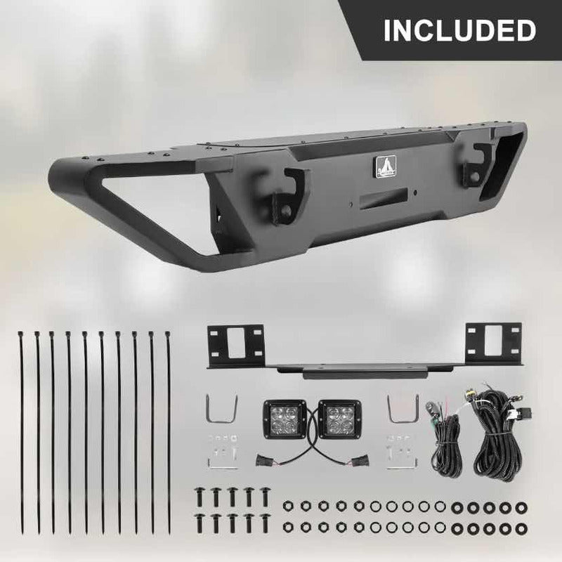 Rear LED Bumper for Jeep Wrangler JK 2007 to 2018