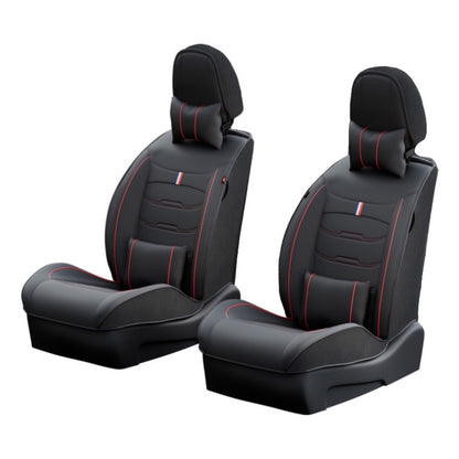 Cubre Asientos Delanteros Con Almohadillas Cuero Sintético