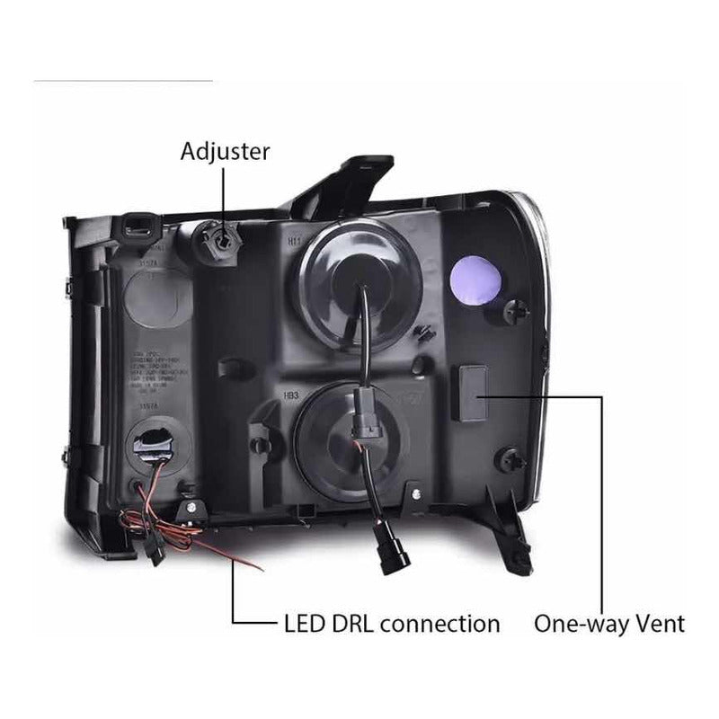Faros Led Sierra 1500 2500hd 2500hd 3500hd 07-13