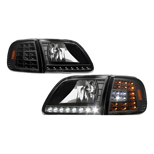 Faros Ford F-150 Expedition 1997 1998 1999 2000 A 2003 Led Ambos Lados