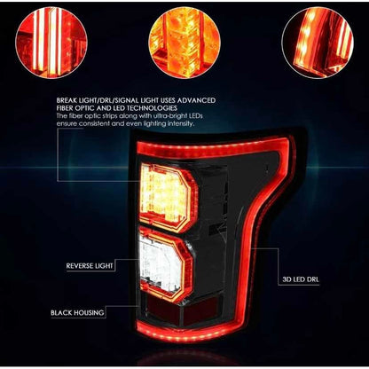 Calaveras Led Ford Lobo F-150 2015 a 2017