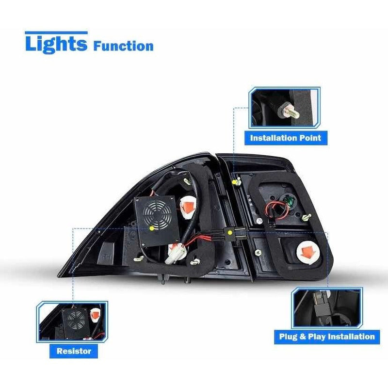 Calaveras Led Rojas Civic 2001 2002 2003 2004 2005
