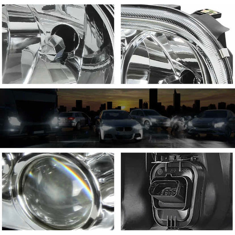 Par De Faros Volkswagen Golf/cabrio 1999 2000 2001 A 2006 Izquierdo